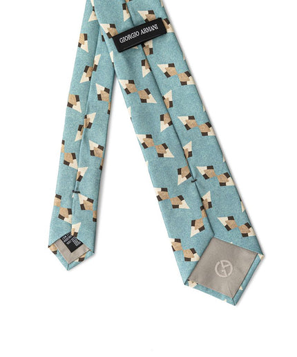 Giorgio Armani Turquoise Silk Ties & Bowty