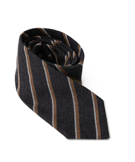 Emporio Armani Gray Wool Ties & Bowty