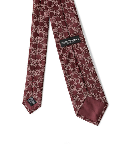 Emporio Armani Red Silk Ties & Bowty