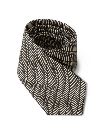 Giorgio Armani Black And White Silk Ties & Bowty