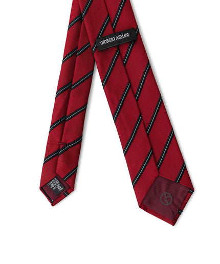 Giorgio Armani Red Silk Ties & Bowty