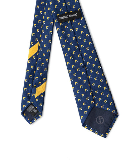 Giorgio Armani Blue Silk Ties & Bowty