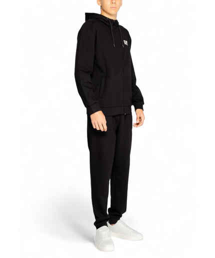 EA7 Emporio Armani Black And White Cotton Sweatsuit