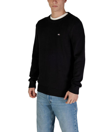 Tommy Hilfiger Jeans Black Organic Cotton Sweater