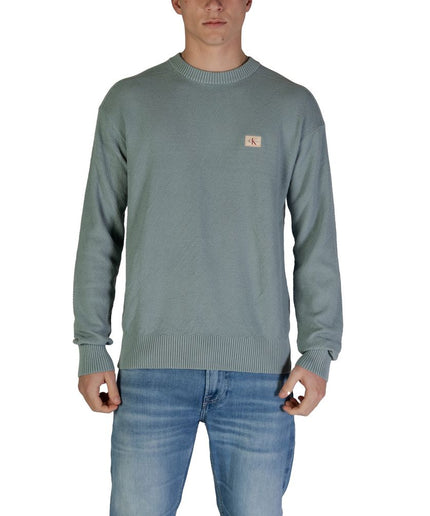 Calvin Klein Jeans Green Cotton Sweater