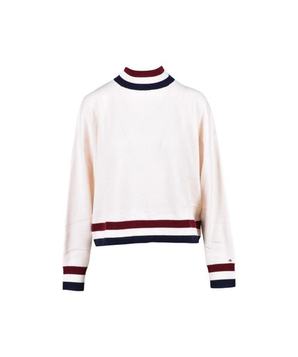 Tommy Hilfiger Cream Wool Sweater