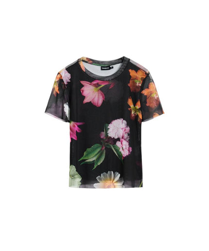 Desigual Black Polyester Tops & T-Shirt