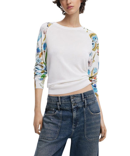 Desigual White Viscose Tops & T-Shirt