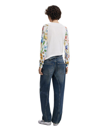 Desigual White Viscose Tops & T-Shirt