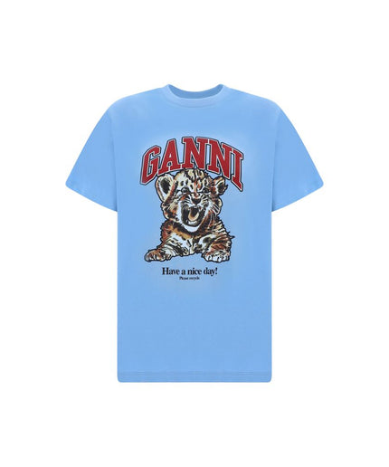 Ganni Tiger Relaxed T-Shirt