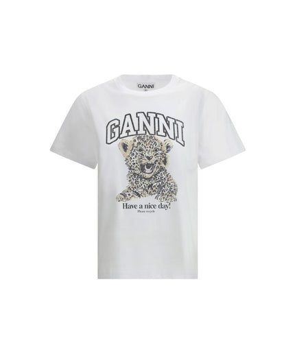 Ganni Leopard T-Shirt