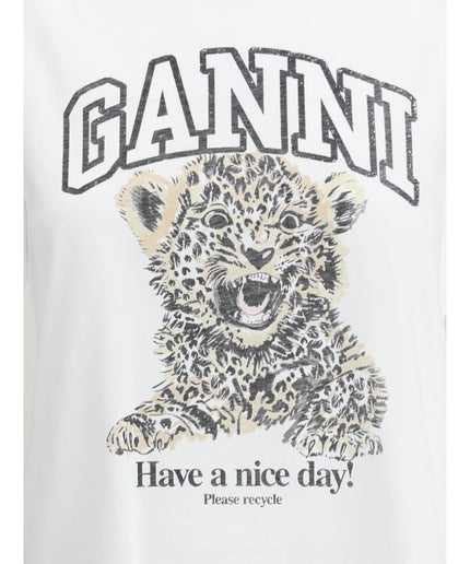 Ganni Leopard T-Shirt