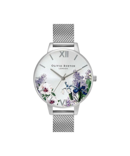 Olivia Burton Silver Steel Watch