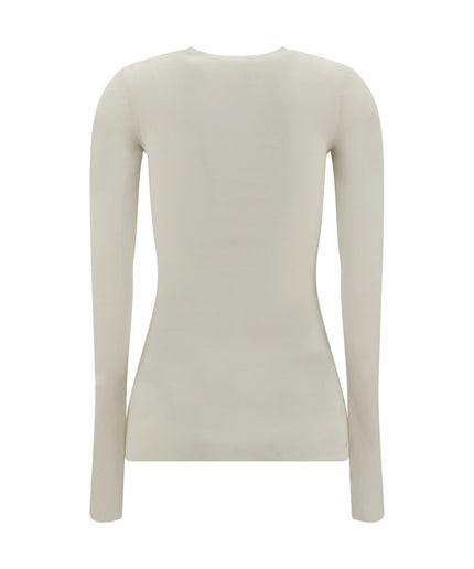 Jil Sander Semi-sheer Long Sleeve Top