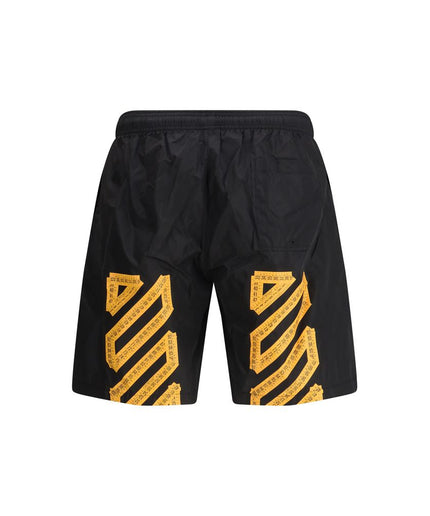 Off-White Tape Surfer Swimshorts