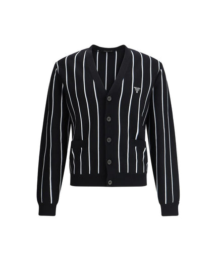 Prada Wool Striped Cardigan