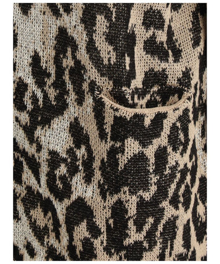 R13 Leopard Boyfriend Cardigan