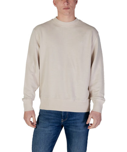 Calvin Klein Jeans Beige Cotton Rigenerato Sweater