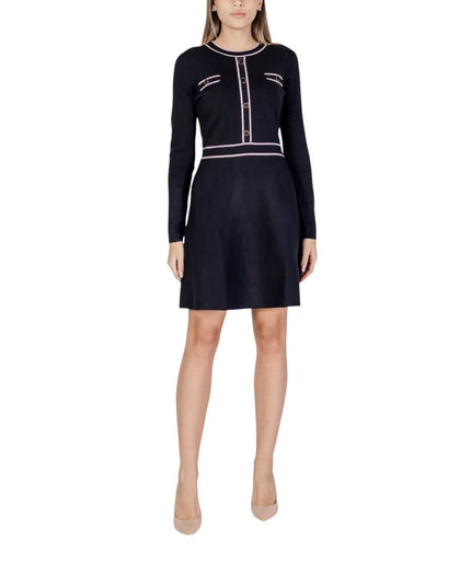 Morgan De Toi Black Viscose Dress