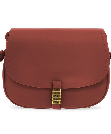 PINKO Red Leather Women Crossbody