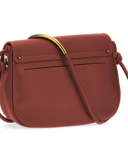 PINKO Red Leather Women Crossbody