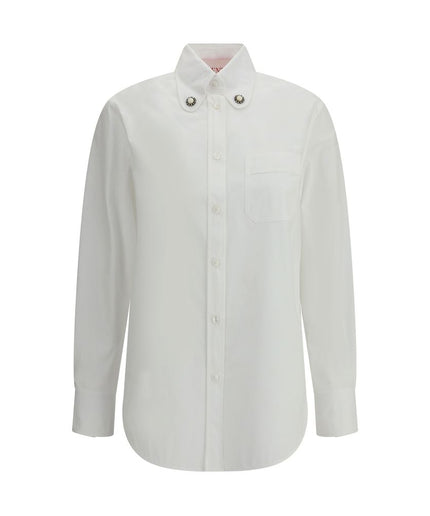 Valentino Pap Classic collar embellished Valentino's Shirt