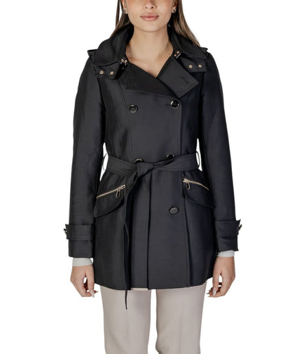 Morgan De Toi Black Polyester Jackets & Coat