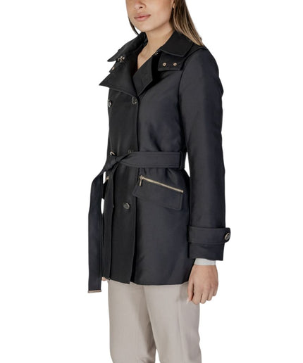 Morgan De Toi Black Polyester Jackets & Coat