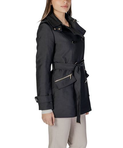 Morgan De Toi Black Polyester Jackets & Coat