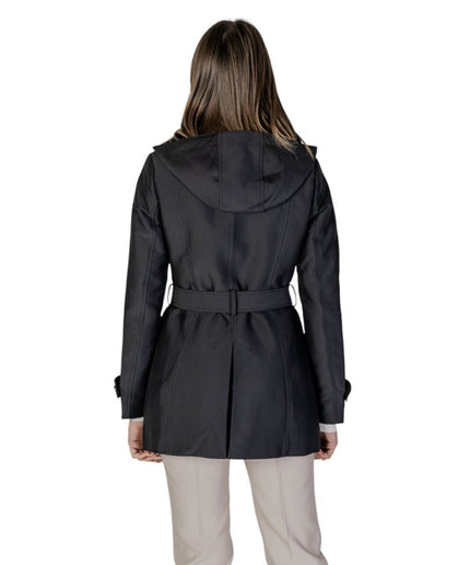 Morgan De Toi Black Polyester Jackets & Coat