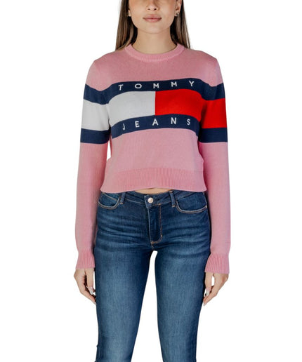 Tommy Hilfiger Jeans Multicolor Cotton Rigenerato Tops & T-Shirt