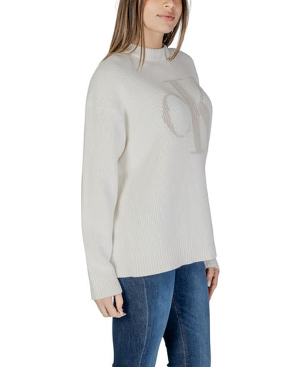 Calvin Klein Jeans Cream Organic Cotton Sweater