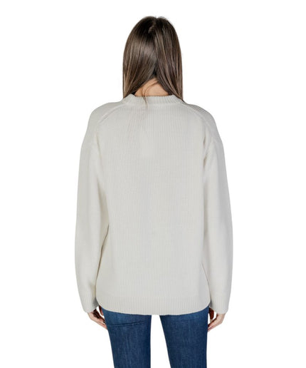 Calvin Klein Jeans Cream Organic Cotton Sweater