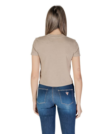 Calvin Klein Jeans Gray Cotton Tops & T-Shirt