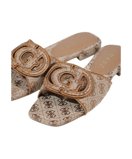 Guess Beige Polyester Sandal