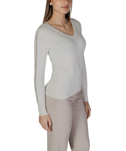 Morgan De Toi White Viscose Tops & T-Shirt