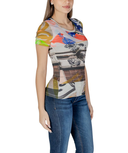 Desigual Beige Viscose Tops & T-Shirt