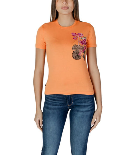 Desigual Orange Cotton Tops & T-Shirt