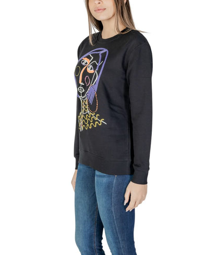 Desigual Black Cotton Sweater