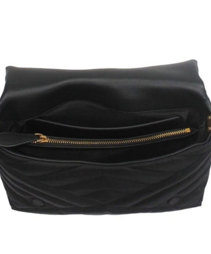 PINKO Black Nylon Crossbody Bag