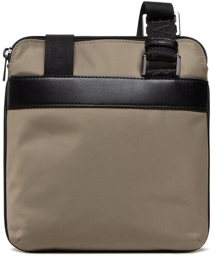 Emporio Armani Beige Nylon Messenger Bag