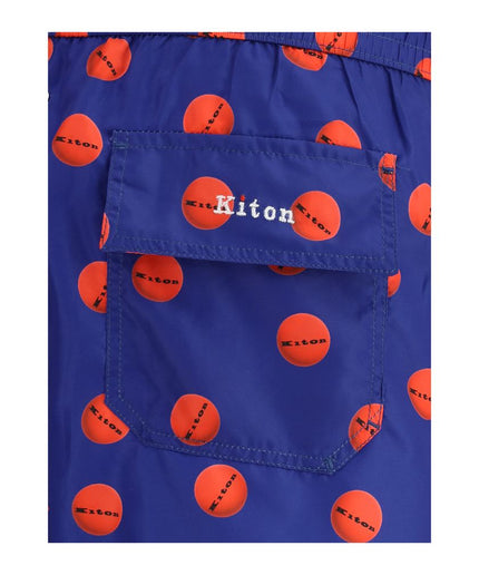 Kiton Logoed Swimshorts