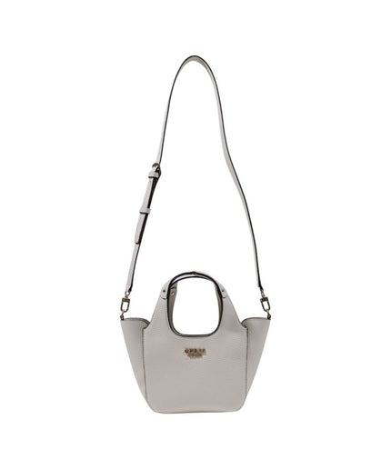 Guess Cream Polyethylene Handbag