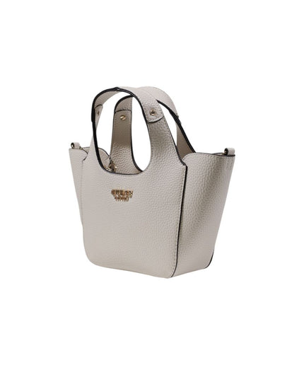 Guess Cream Polyethylene Handbag