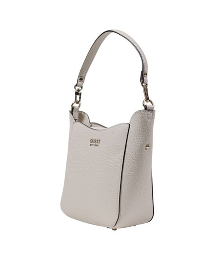 Guess Cream Polyethylene Handbag