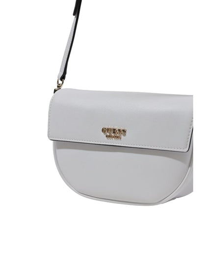 Guess White Polyethylene Handbag