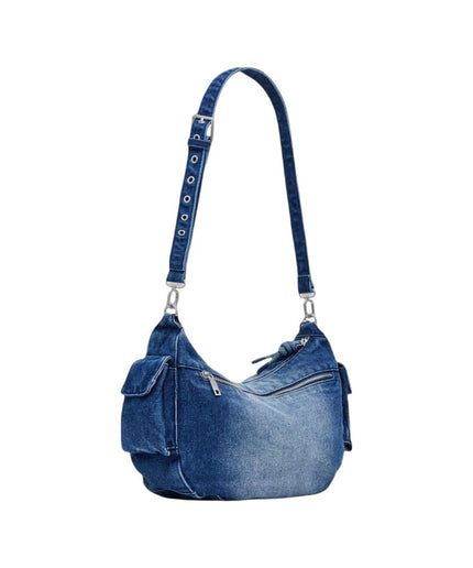 Desigual Blue Cotton Handbag