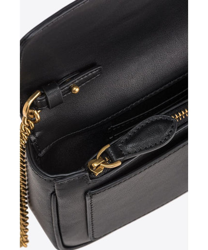 PINKO Black Leather Handbag