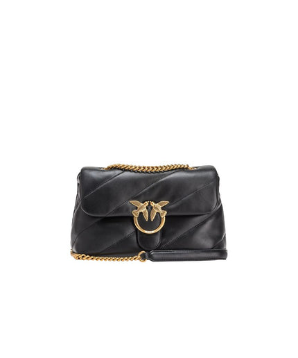 PINKO Black Leather Handbag