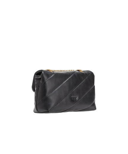 PINKO Black Leather Handbag